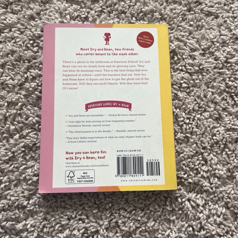 Ivy + Bean And the Ghost That Had to Go by Annie Barrows (2007, Trade Paperback)